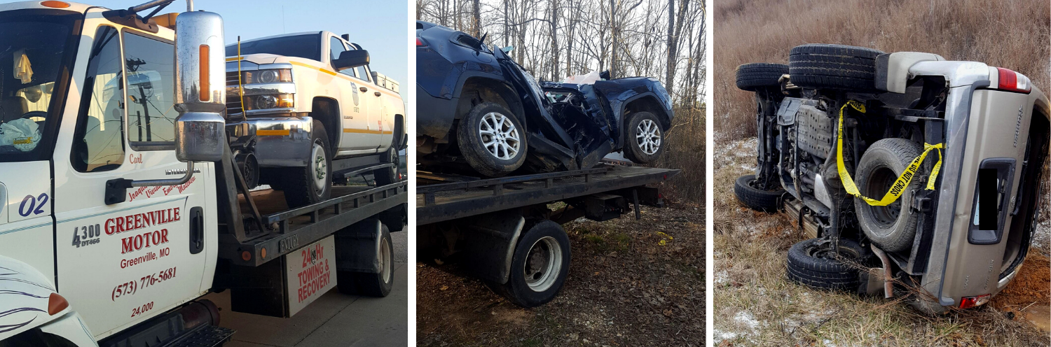 towing wrecked vehicles